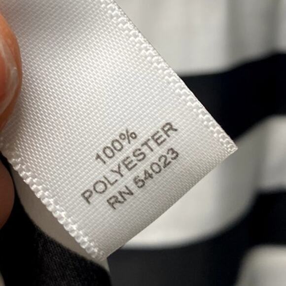 Banana Republic Black & White Striped Button Down Shirt - Picture 13 of 14